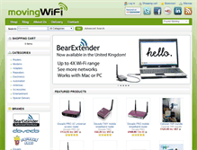 Tablet Screenshot of movingwifi.com